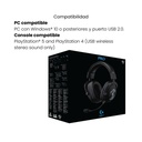 Diadema Gamer Logitech G PRO X con Micrófono Blue VO!CE Color Negro
