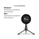 MICRÓFONO BLUE SNOWBALL ICE USB LOGITECH NEGRO 