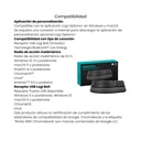 Teclado Wave Keys Ergonómico Logitech Bluetooth - Inalámbrico Color Negro