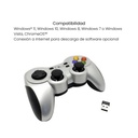 Gamepad Inalámbrico Logitech F710 USB Compatible PC-Android TV Silver