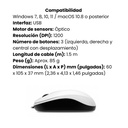 Mouse Alámbrico Genius Con Conexión USB Y Diseño Ergonómico Blanco