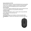 Mouse Alámbrico HP 150 Con Conexión USB Y Diseño Ambidiestro Negro