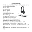 Diadema Logitech H390 Usb Estéreo Digital Color Negro 