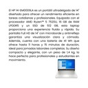 Portatil HP Ultradelgada  Elite14" 16GB Ram i5 7520U FreeDOS 3.0 Gris