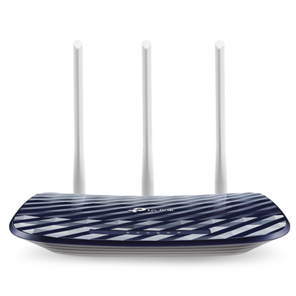 Router Archer TP-LINK Inalámbrico Doble Banda Ac750 Dual Band 3 Antenas Externas Color Gris Oscuro