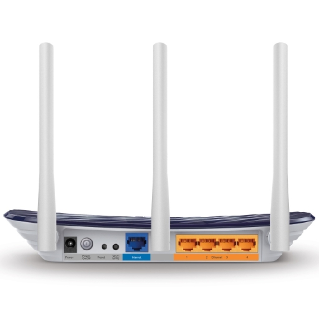 Router Archer TP-LINK Inalámbrico Doble Banda Ac750 Dual Band 3 Antenas Externas Color Gris Oscuro