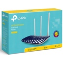 Router Archer TP-LINK Inalámbrico Doble Banda Ac750 Dual Band 3 Antenas Externas Color Gris Oscuro