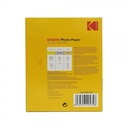 Papel Fotográfico Kodak Tamaño Carta 180 gr x 25 para Impresora de Inyección