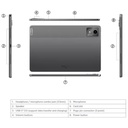Tablet Lenovo K11 TB330XUP 11" WUXGA Conectividad WIFI y LTE Memoria 8GB + Almacenamiento 128GB Color Gris Incluye Folio, Teclado y Lápiz