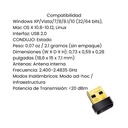 Adaptador de Red TPLINK Nano USB N 2.4 GHz