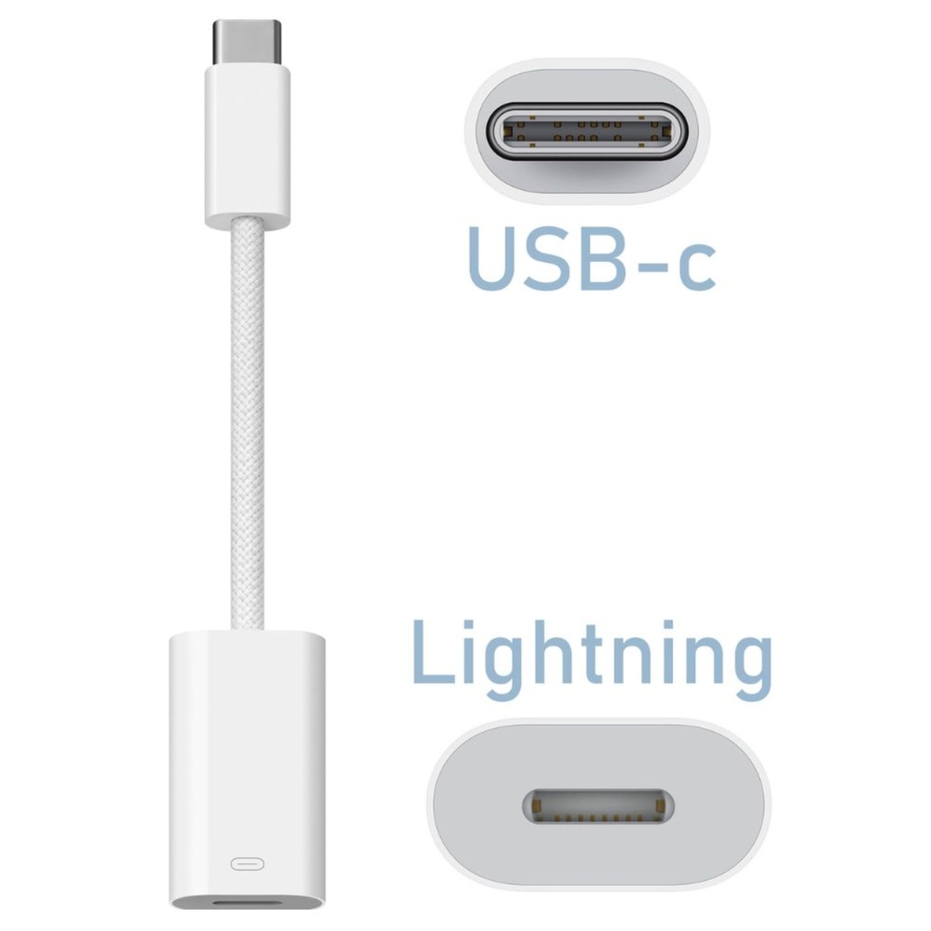 Adaptador de USB-C a conector Lightning