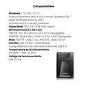 Disco Duro Externo ADATA AHD650 2TB Negro