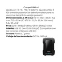 Disco Duro Externo ADATA AHD330 4TB Negro