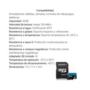 Tarjeta Micro SD ADATA 32GB con Adaptador Clase 10 