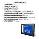 Disco de estado sólido ADATA Ultimate 2TB SU650