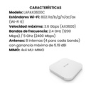 Router Linksys Blanco Wi-Fi 6 AX3600 PoE Alto Rendimiento