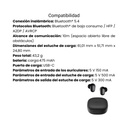 Audífonos Xiaomi Redmi Buds 6 Play Negro