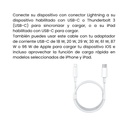 Cable Apple USB-C a Lightning – Potencia y Velocidad en 1 Metro