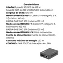 Convertidor Tp-Link Multimedia de Modo Individual de 10/100Mbps