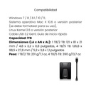 Disco Duro Externo ADATA AHD650 1TB Negro