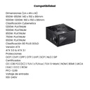 FUENTE DE PODER XPG ADATA COREREACTOR II 850W  NEGRO