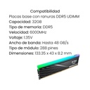 Memoria RAM XPG ADATA DDR5 32GB Lancer Blade RGB 6000MHz