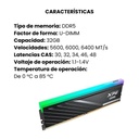 Memoria RAM XPG ADATA DDR5 32GB Lancer Blade RGB 6000MHz
