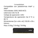 MODULO DE MEMORIA  XPG by ADATA GAMMIX D35 