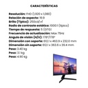 Monitor SAMSUNG 27 Pulgadas LED Panel IPS FHD - Negro
