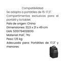 Morral TARGUS Intellect Advanced de 15,6 (negra)