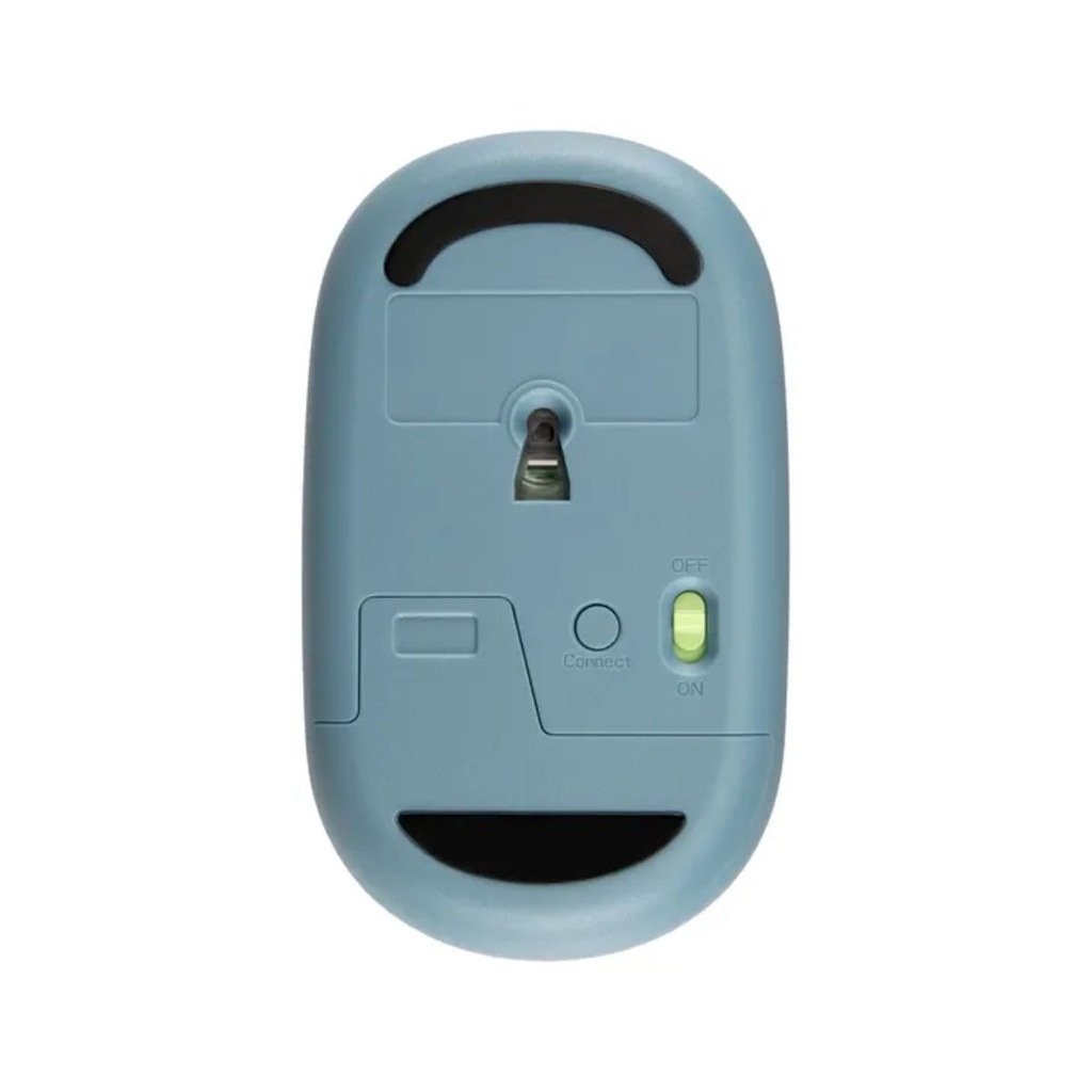 Mouse Acer AMR100 Color Blue inalámbrico de burbuja (1600 DPI/frecuencia inalámbrica de 2,4 GHz/sensor óptico/llave USB)