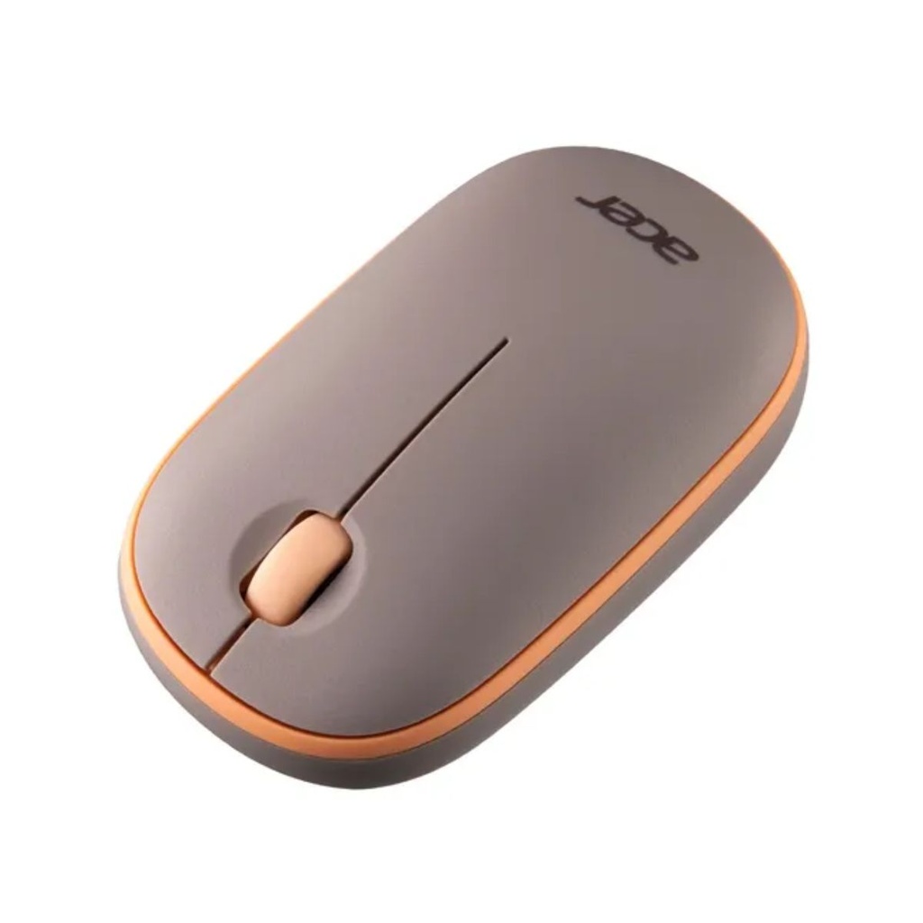 Mouse Acer AMR100 Color Durazno inalámbrico de burbuja (1600 DPI/frecuencia inalámbrica de 2,4 GHz/sensor óptico/llave USB)