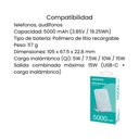 Power Bank Adata Cargador Portátil Magnético 5000mAh Tipo C Azul
