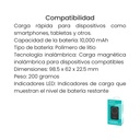 Power Bank Adata Cargador Portátil Magnetico R100 10.000 Mah Negro