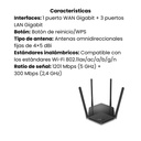Router Mercusys Negro MR60X Gigabit Wi-Fi 6