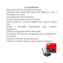 Router Mercusys Negro MR60X Gigabit Wi-Fi 6