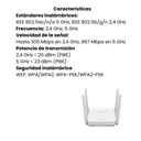 Router Mercusys inalámbrico de banda dual AC10