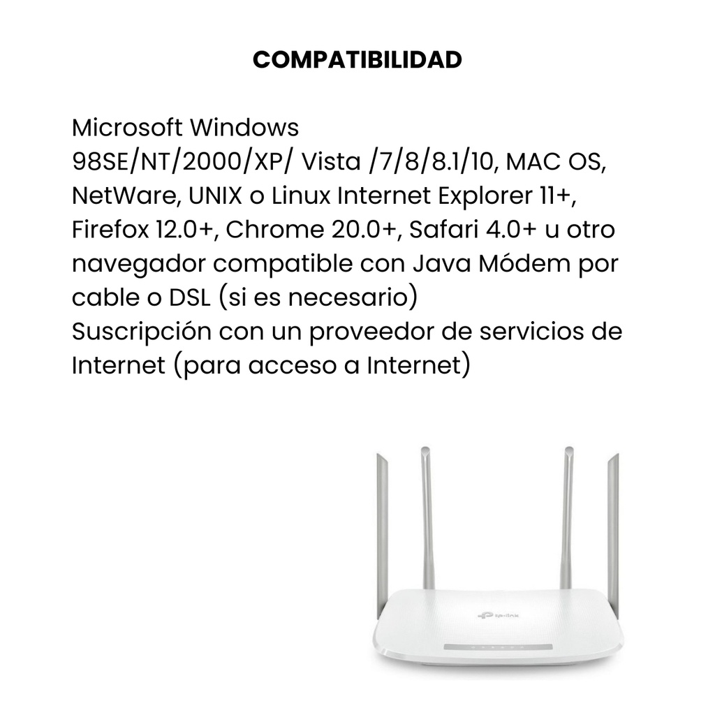 Router tplink AC1200 Dual-Band Wi-Fi