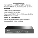 Router TPLINK 5 Puertos WAN/LAN - Negro