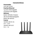Router Archer TP-LINK Inalámbrico Doble Banda Ac750 Dual Band 3 Antenas Externas - Gris Oscuro