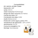 Cámara de Seguridad IMOU Ranger RC 4MP 3K con WiFi, Visión Nocturna y Audio Bidireccional