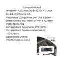 USB Kingston 256GB 3.2 Gen 1 Datatraveler Onyx