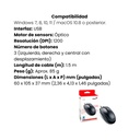 Mouse Genius Dx-120 USB Alámbrico Negro