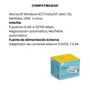 Switch de Sobremesa TPLINK con 5 Puertos a 10/100 Mbps - Blanco