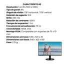 Monitor AOC LCD Profesional plano 23.8 IPS Full HD 