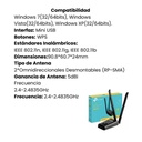 Extensor de Rango TPLINK USB de Alta Potencia 300Mbps 2.4 GHz Blanco