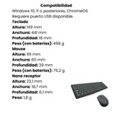 Kit Teclado Y Mouse LOGITECH Silencioso MK295 Negro