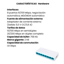 Switch MERCUSYS de Escritorio 8 Puertos - Blanco