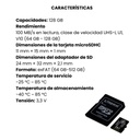 Memoria Micro SD Kingston Canvas Select Plus 128GB - Negro