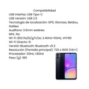 Celular Samsung Negro Galaxy A06 128GB 4GB Ram Pantalla 6.6" Hd+